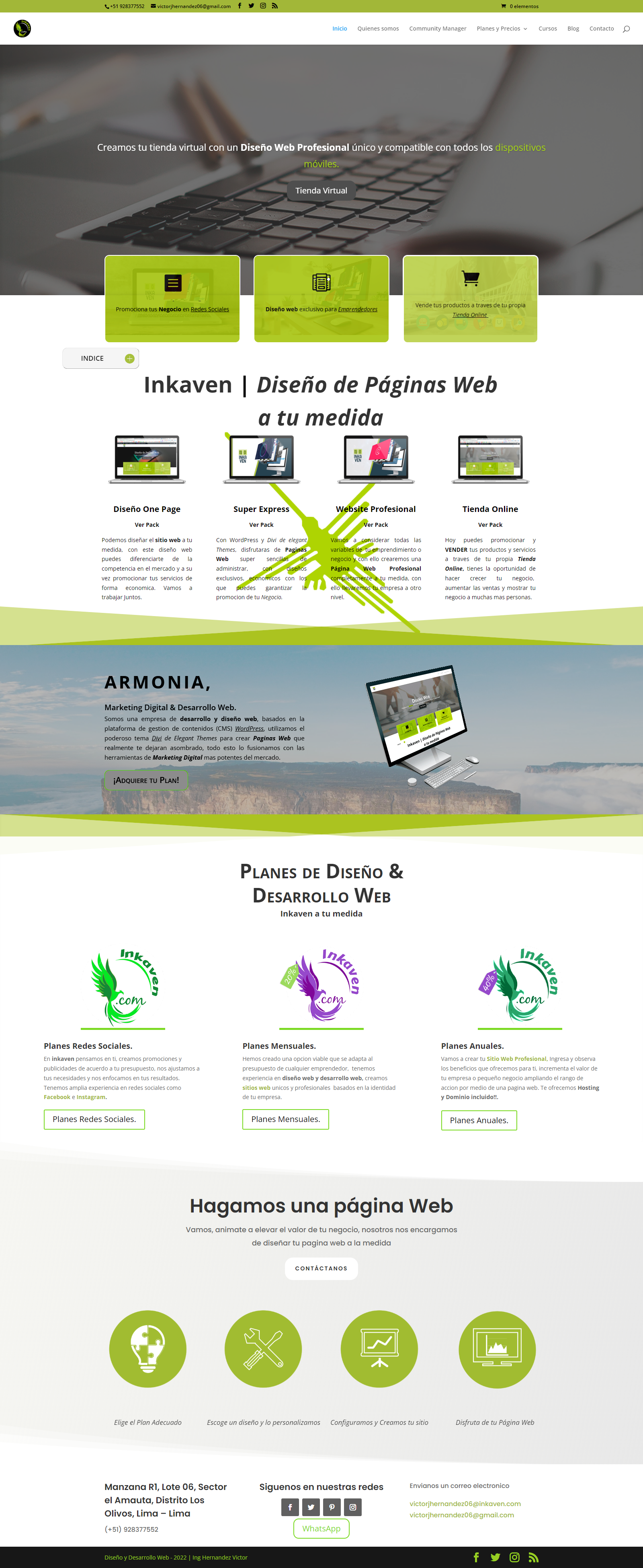 página web de inkaven.com