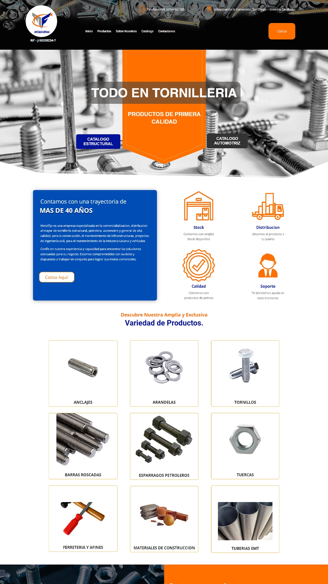 Tienda Online Metal Fijo Valencia